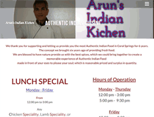 Tablet Screenshot of indiankichen.com